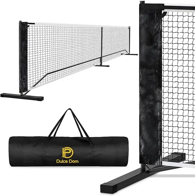 DULCE DOM Pickleball Net Portable Outdoor with Court Marking Kit