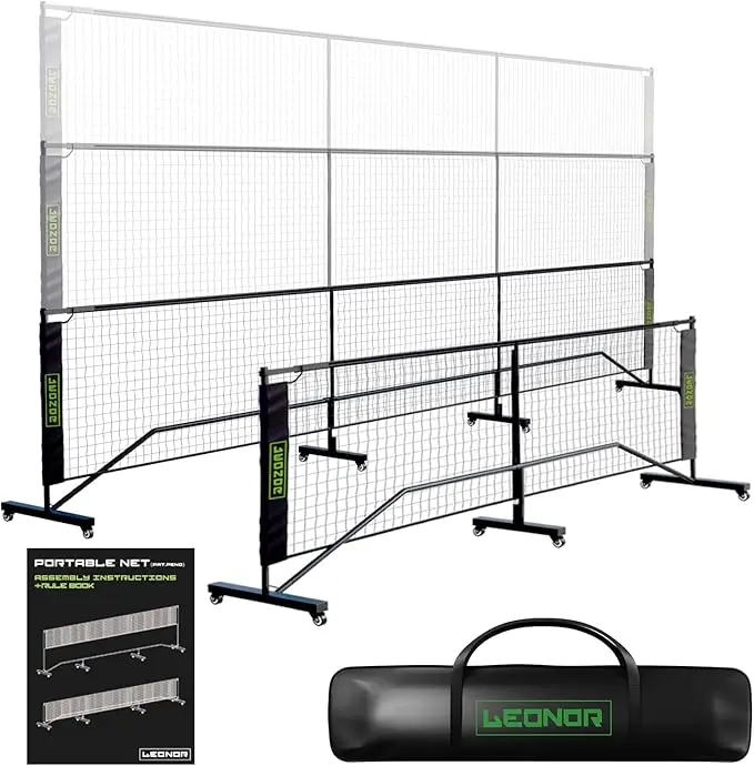 Leonor 6 in 1 - Multi Sport Net - Portable Pickleball Net